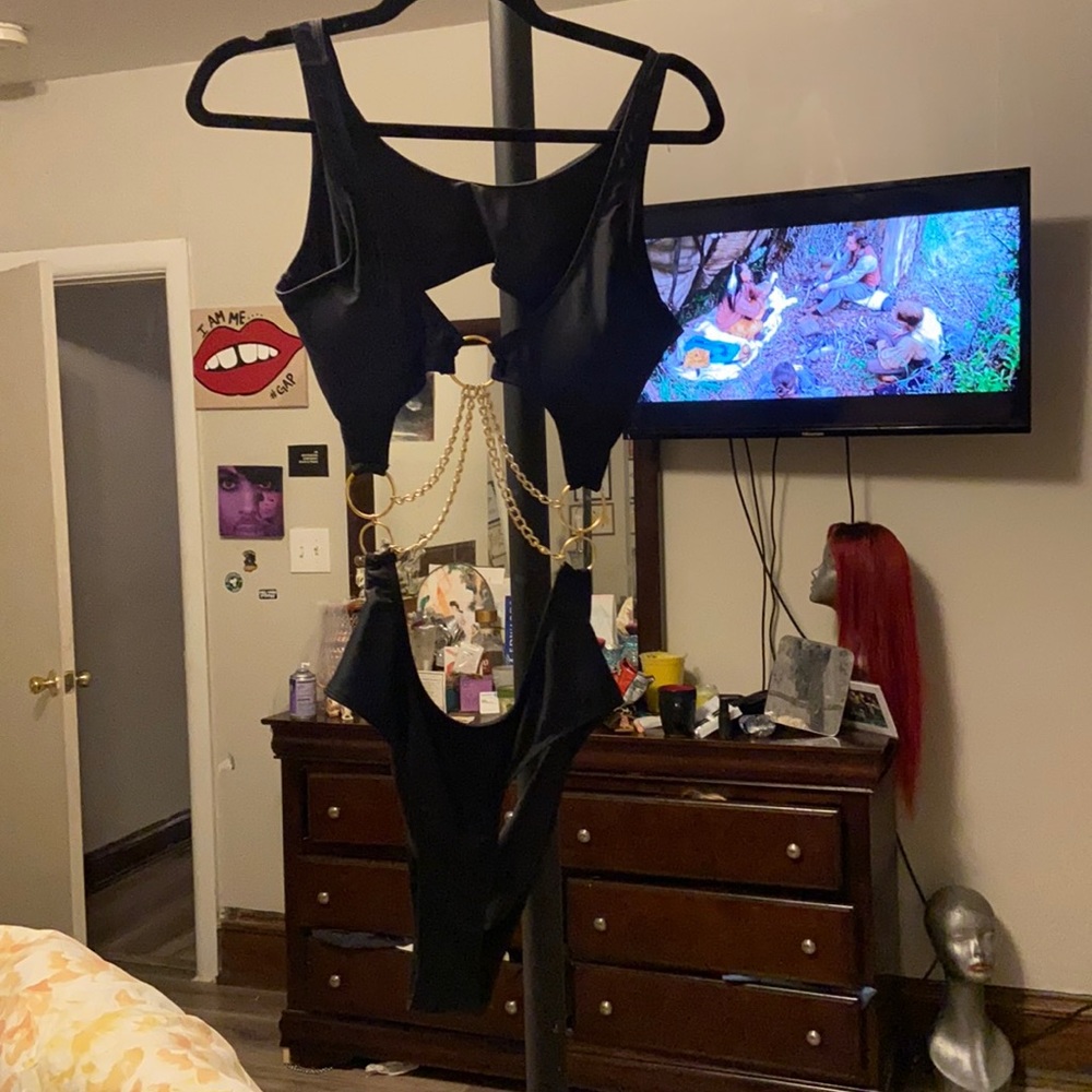 Black swimsuit